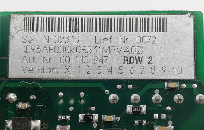 KUKA分解器數(shù)字轉換器RDW2 00-110-947